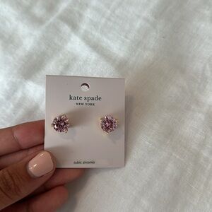 Kate Spade Pink Cubic Zirconia Studs